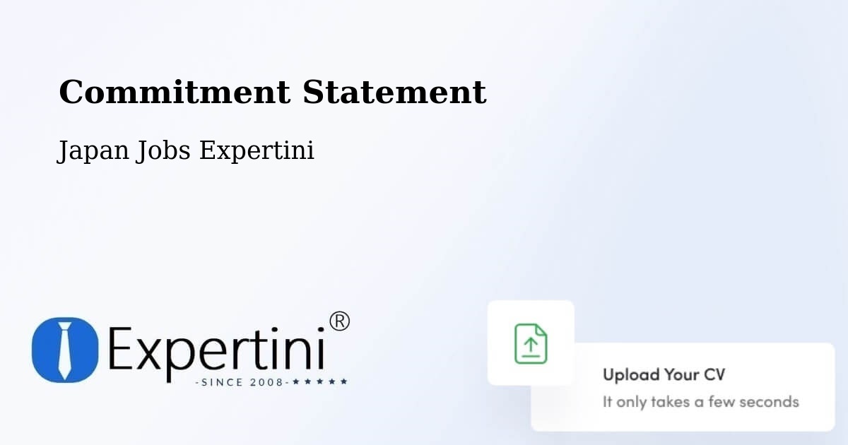 Corporate Commitment – Tahara Shi - Japan Jobs Expertini