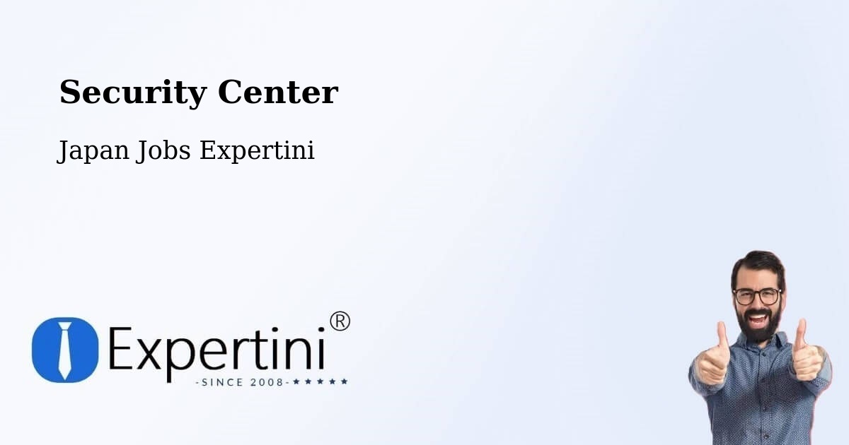 Security & Compliance – Tahara Shi - Japan Jobs Expertini